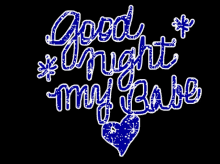 Good Night My Babe GIF - Good Night My Babe Blue GIFs