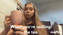 Christina Tea GIF - Christina Tea Spilling GIFs