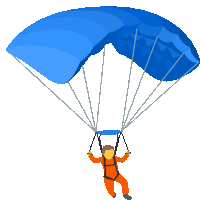 Parachute Activity Sticker