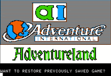 a screenshot of an adventure international adventureland video game