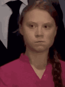 Greta Thunberg Shaking GIF - Greta Thunberg Shaking Stare GIFs
