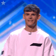Rock And Roll Hand Sign Felix Clements GIF - Rock And Roll Hand Sign Felix Clements Britain'S Got Talent GIFs