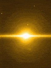 a bright yellow light is shining on a dark brown background