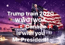 Trump Trumptrain GIF - Trump Trumptrain Canadafortrump GIFs