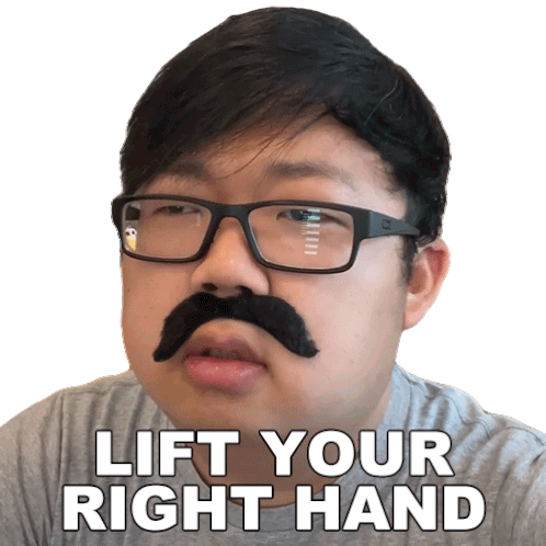 Lift Your Right Hand Sungwon Cho Sticker - Lift Your Right Hand Sungwon Cho Prozd Stickers