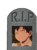 Rip Grave Sticker - Rip Grave Rest In Peace Stickers