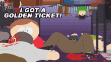 Ive Got A Golden Ticket Eric Cartman GIF - Ive Got A Golden Ticket Eric Cartman Kyle Broflovski GIFs