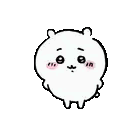 a black and white drawing of a hamster with big eyes and a silly face .