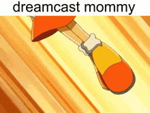 a picture of a cartoon character with the words dreamcast mommy above it