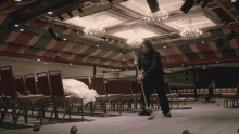 Cleaning Cant Swim GIF - Cleaning Cant Swim Set The Room Ablaze Song GIFs