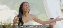 Glee Santana Lopez GIF - Glee Santana Lopez Lets Get This Party Started GIFs