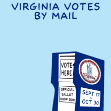 Virginia Votes By Mail Northern Cardinal GIF - Virginia Votes By Mail Northern Cardinal Virginia GIFs