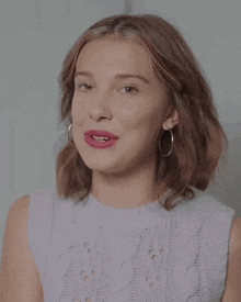 Millie Bobby Brown Florence By Mills GIF - Millie Bobby Brown Florence By Mills Sticking Tongue Out GIFs