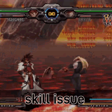 Guilty Gear Skill Issue GIF - Guilty Gear Skill Issue Sol Badguy GIFs