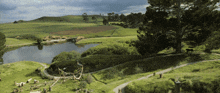 the shire lord of the rings lotr cinematography hobbiton