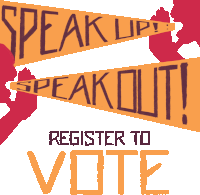 Speak Up Speak Out Sticker - Speak Up Speak Out Vote Stickers