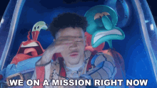 We On A Mission Right Now Lil Mosey GIF - We On A Mission Right Now Lil Mosey Krabby Step Song GIFs