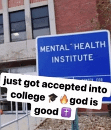 Just Got Accepted Into College God Is Good Meme GIF