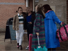 Jenny Daisy Glenda Gemma And Sean Hugging Coronation Street GIF - Jenny Daisy Glenda Gemma And Sean Hugging Coronation Street Corrie GIFs