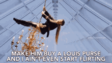 Make Him Buy A Louis Purse And I Aint Even Start Flirting GIF - Make Him Buy A Louis Purse And I Aint Even Start Flirting Swing GIFs