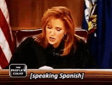 Judge Speaking Spanish GIF - Judge Speaking Spanish Verdict GIFs