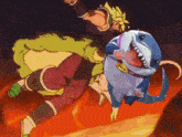 a cartoon drawing of a man and a shark with a tag that says jojo