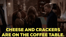 Greys Anatomy Teddy Altman GIF - Greys Anatomy Teddy Altman Cheese And Crackers Are On The Coffee Table GIFs