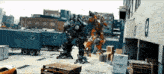 Ironhide Getting Desimated GIF - Ironhide Getting Desimated GIFs