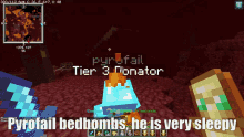 Pyfrofail Bed Bombs GIF - Pyfrofail Bed Bombs Minecraft GIFs