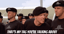 Thats My Tag Thats My Tag Youre Talking About GIF - Thats My Tag Thats My Tag Youre Talking About Thats My Tag Starship Troopers GIFs