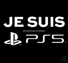 jesuis ps5 playstation ps5 play station5 text