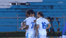 Guatemala Soccer Players Doing Brazilian Dance On Pexico GIF