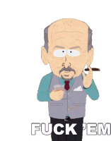 Fuck Em Mr Peters Sticker - Fuck Em Mr Peters South Park Stickers