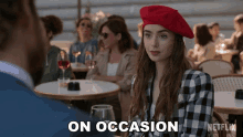 On Occasion Yes Lily Collins GIF - On Occasion Yes Lily Collins Emily Cooper GIFs