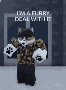 Furry Deal With It GIF - Furry Deal With It Furry Meme GIFs