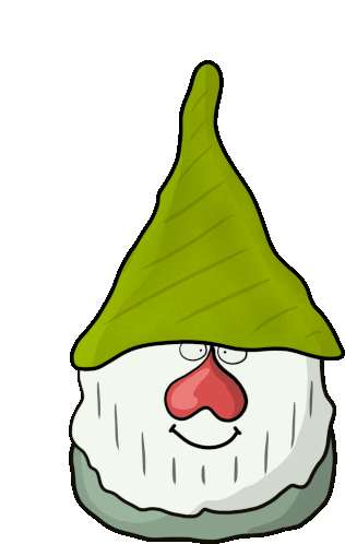 Troll Gnome Sticker - Troll Gnome Red Nose Stickers