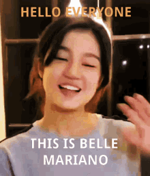 Belle Mariano Belle GIF - Belle Mariano Belle Hello GIFs