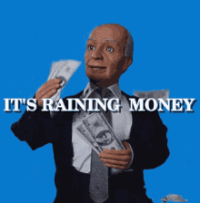 raining money