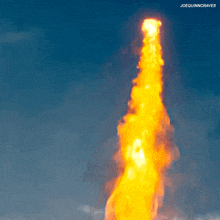 a photo of a rocket being launched by joequinncraves