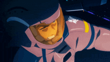 a man in a space suit with a helmet on