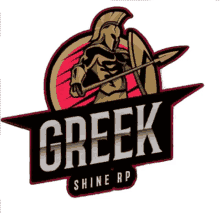 greek shine rp shine rp role playing logo