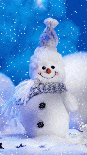 Creepy Snowman GIF - Creepy Snowman Blink GIFs
