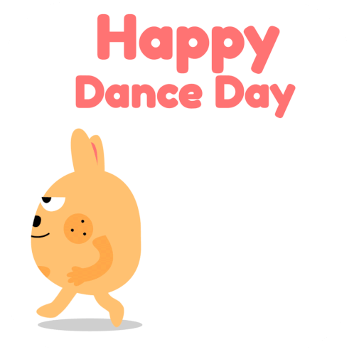 Dance Day Happy Dance Day Sticker