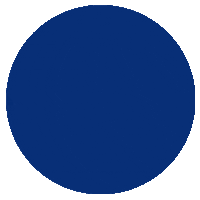 a blue circle with a white thumbs up and the word contec below it