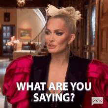 What Are You Saying Erika Jayne GIF - What Are You Saying Erika Jayne Real Housewives Of Beverly Hills GIFs