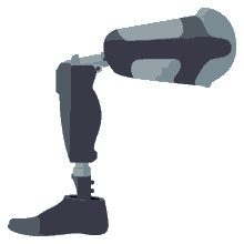 mechanical leg people joypixels prosthetic leg robot leg