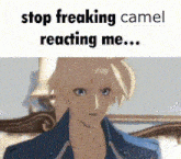 Stop Freaking GIF - Stop Freaking Camel GIFs