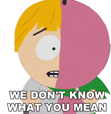 We Dont Know What You Mean Mintberry Crunch Sticker - We Dont Know What You Mean Mintberry Crunch South Park Stickers