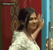 Cute Reaction.Gif GIF - Cute Reaction Ramya Pandian Actress GIFs