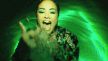 Demi Lovato Melon Cake GIF - Demi Lovato Melon Cake Middle Finger GIFs